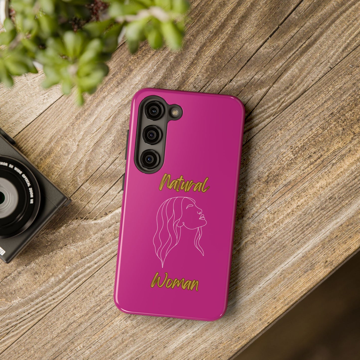 Natural Woman Breeze On Face (WL)Tough Phone Cases PINK