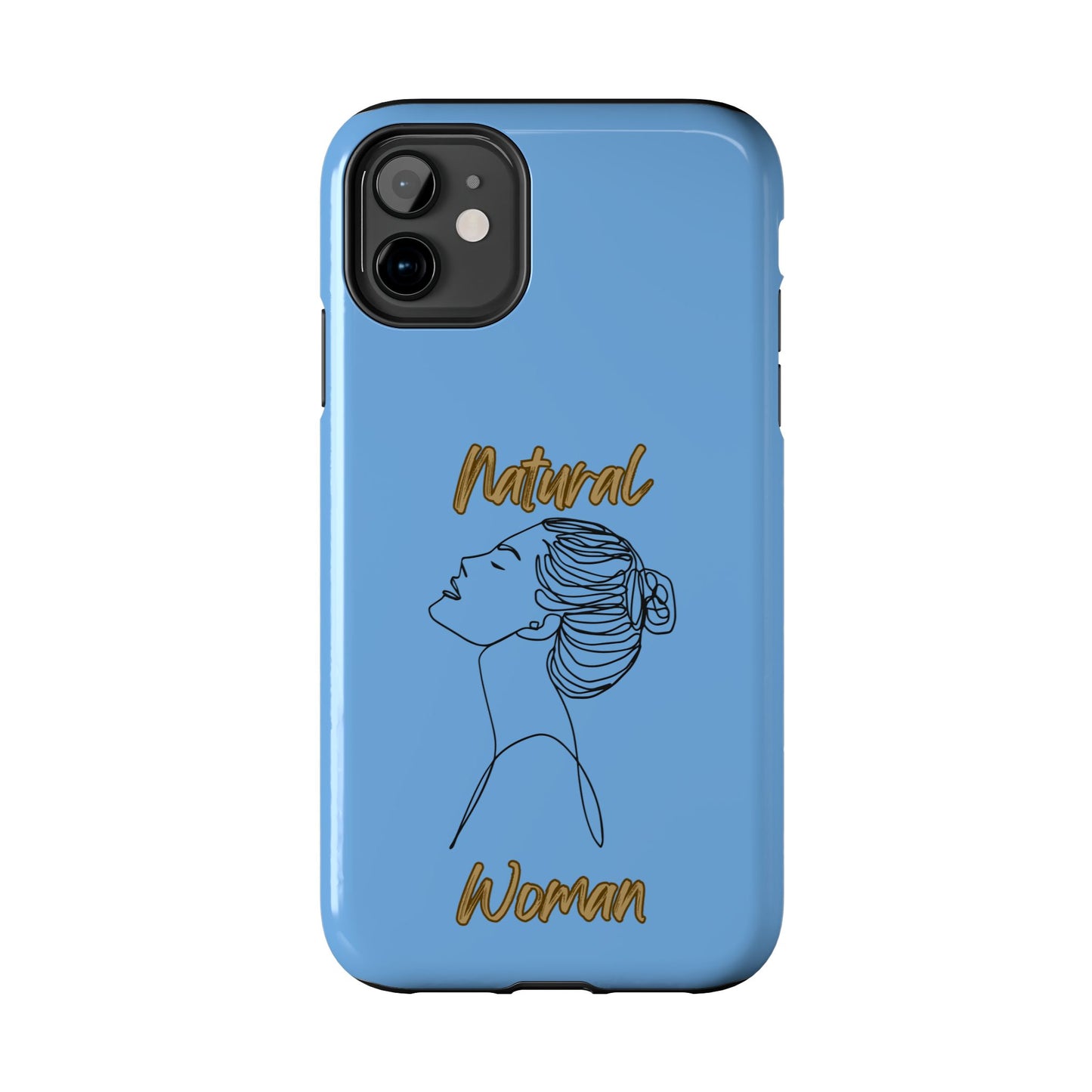 Natural Woman Wet Bun (BL) Tough Phone Cases LIGHT BLUE