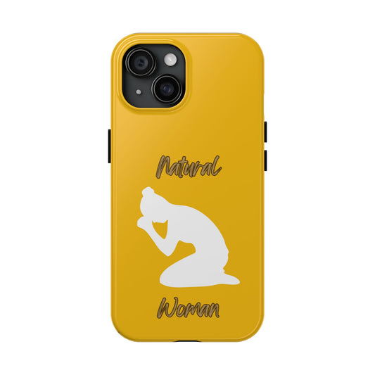 Natural Woman Pray (WL) Tough Phone Cases YELLOW