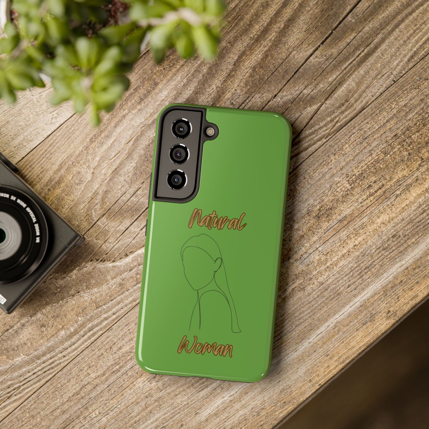 Natural Woman Tilted Look (BL) Tough Phone Cases GREEN