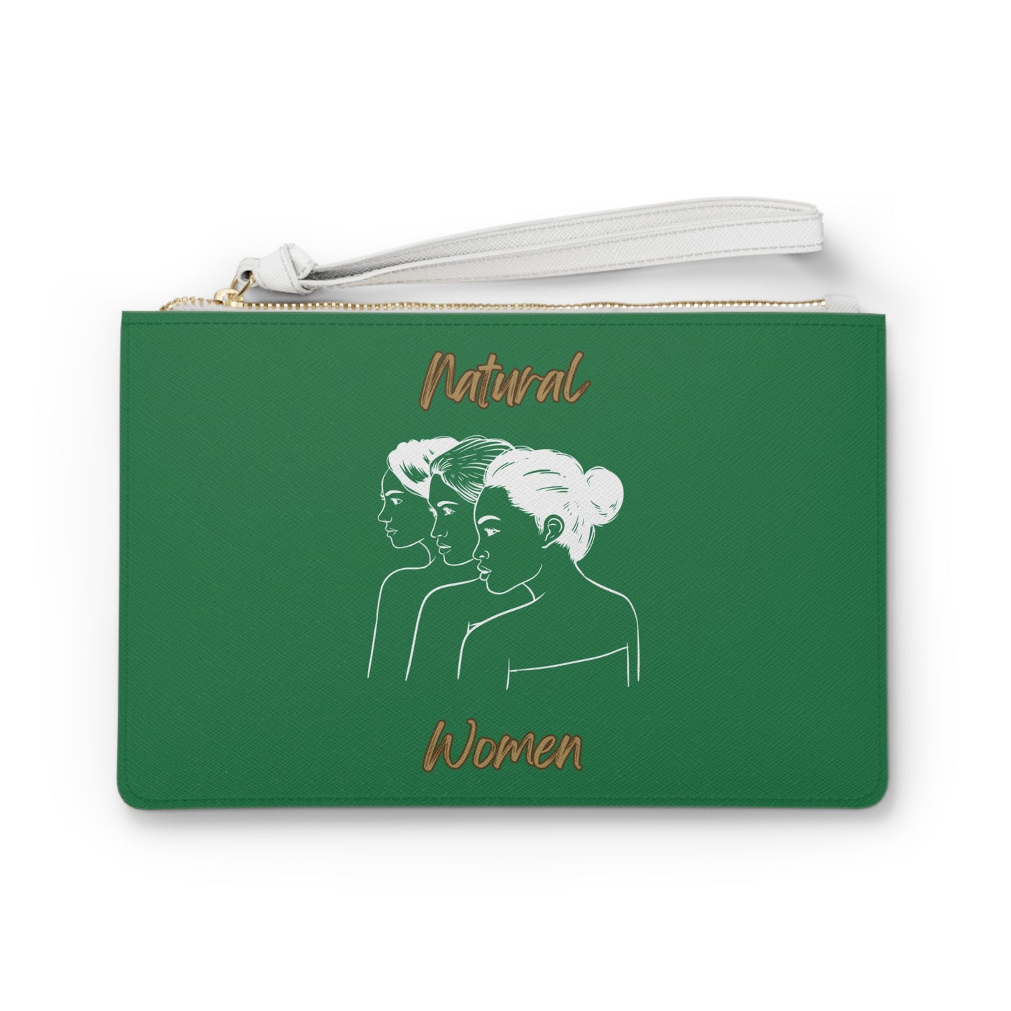 Natural Woman United Friends (WL) Clutch Bag DARK GREEN