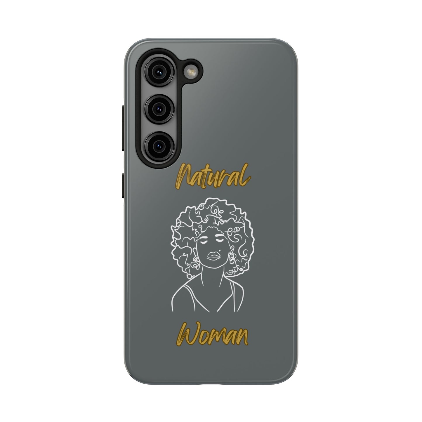 Natural Woman All About Me (WL)Tough Phone Cases DARK GREY