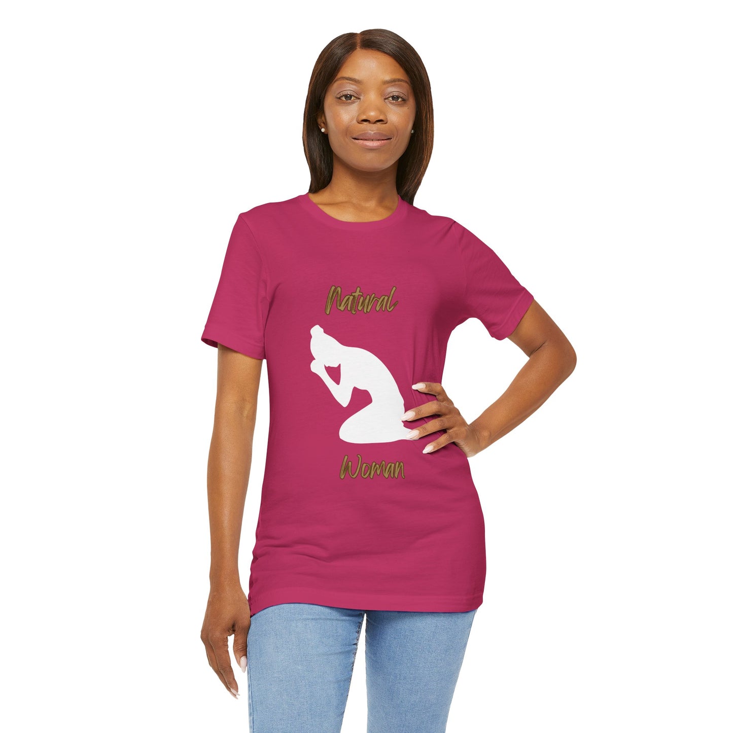 Natural Woman Pray  (WL) Short Sleeve T-Shirt