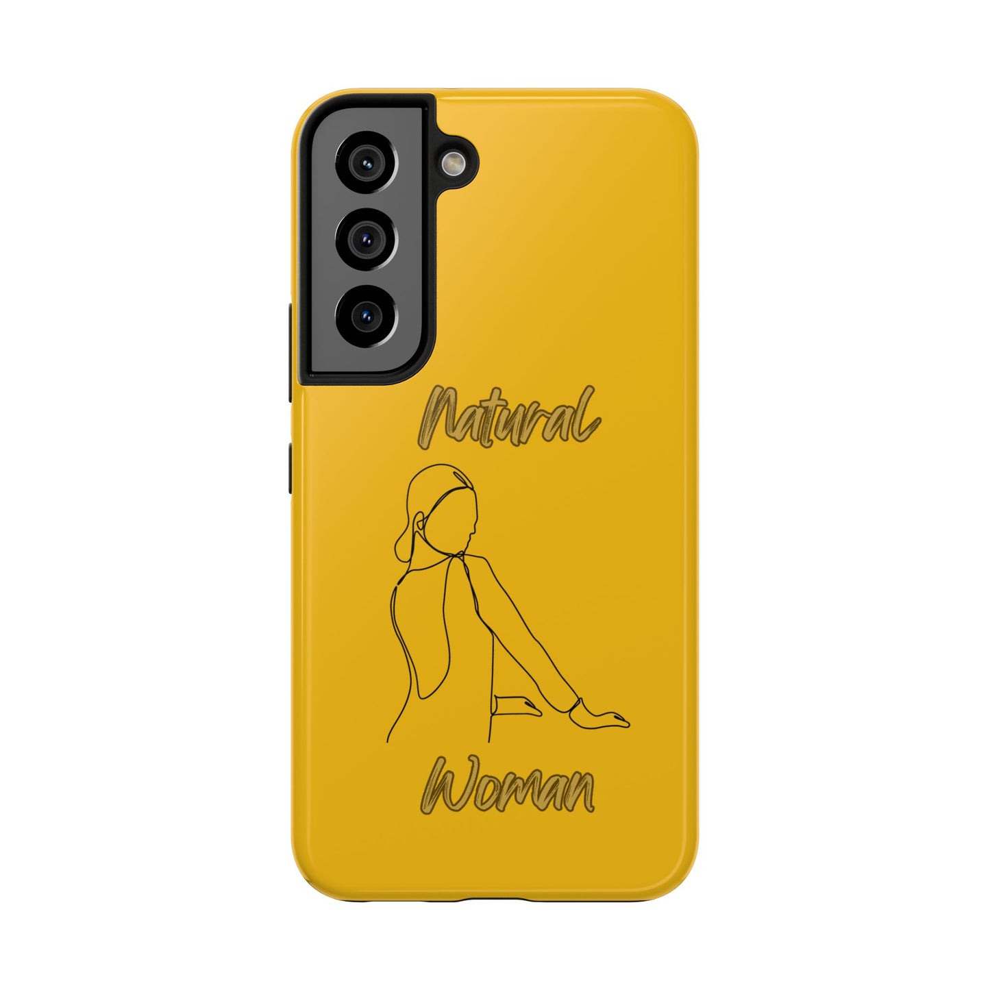 Natural Woman Hands Free (BL)Tough Phone Cases YELLOW