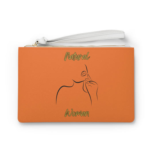 Natural Woman Chin Up (BL) Clutch Bag CRUSTA