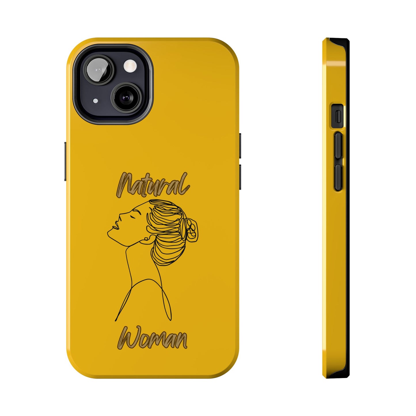 Natural Woman Wet Bun (BL) Tough Phone Cases YELLOW