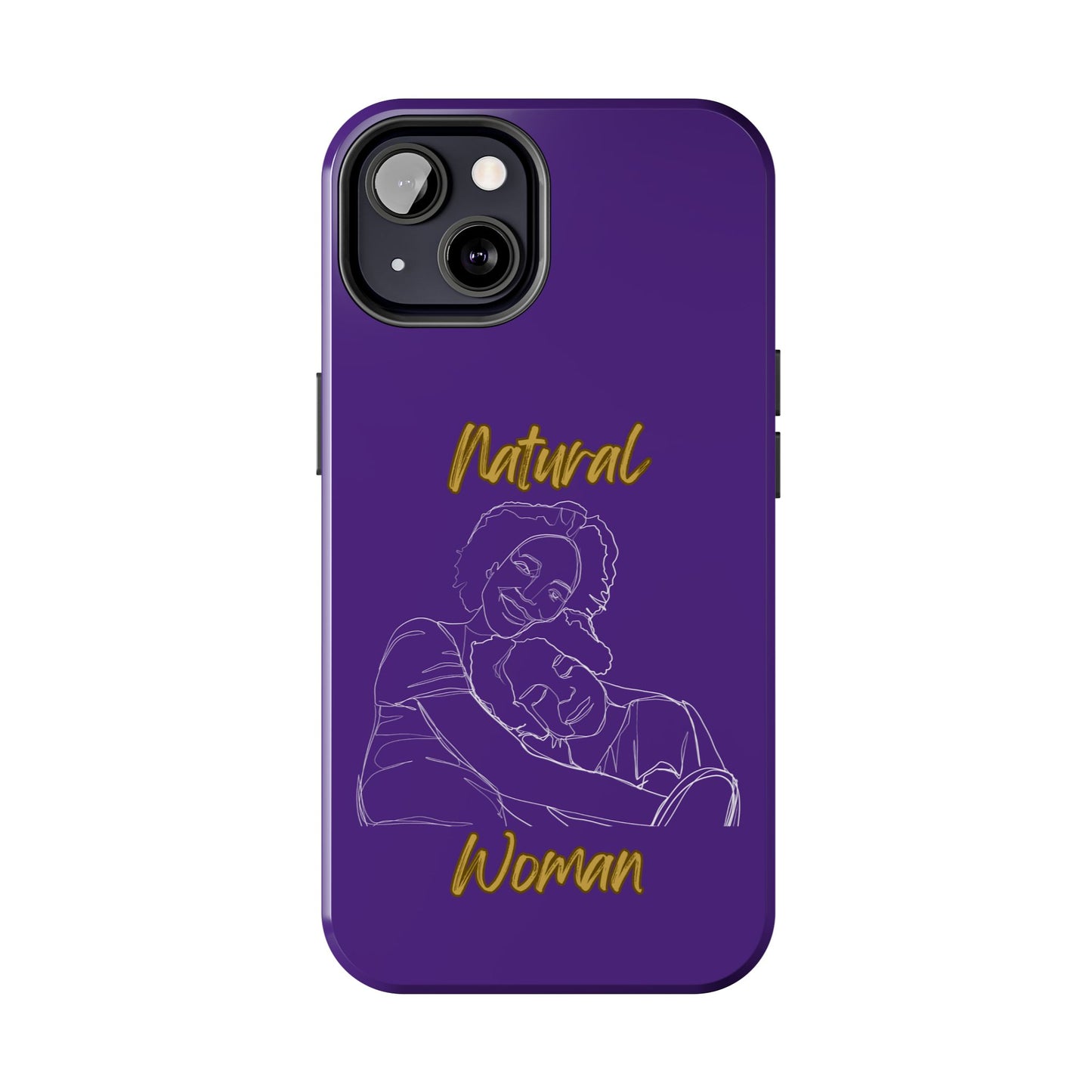 Natural Woman Loving Embrace (WL)Tough Phone Cases PURPLE