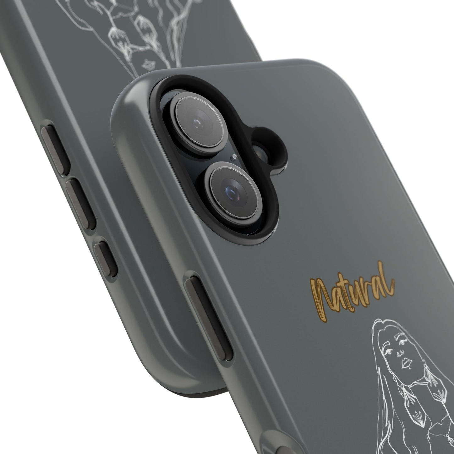 Natural Woman Thinking (WL)Tough Phone Cases DARK GREY