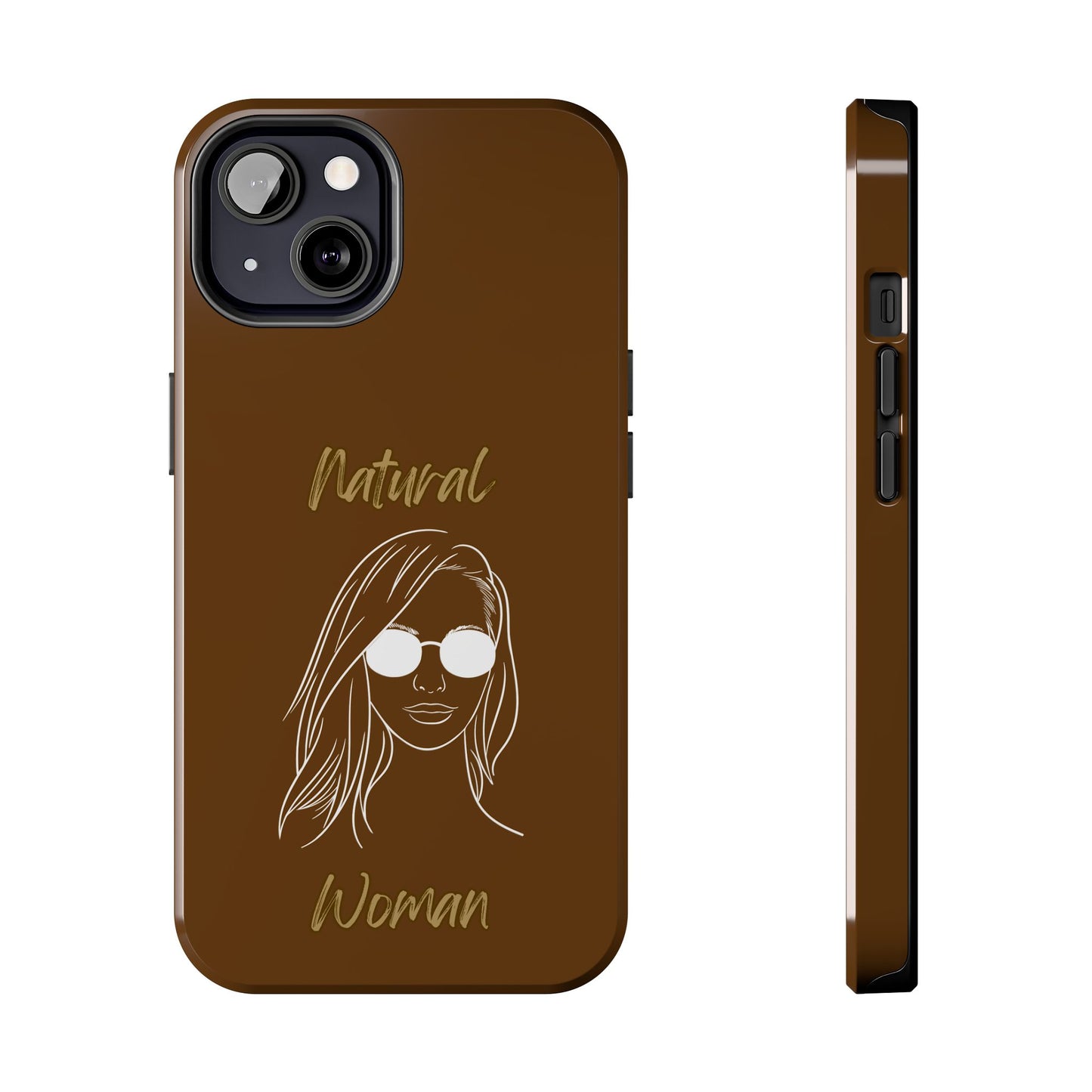 Natural Woman Shades (WL)Tough Phone Cases BROWN