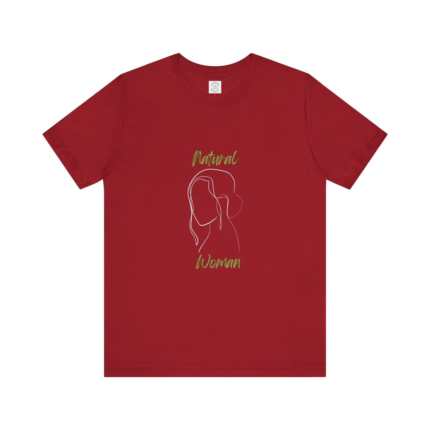 Natural Woman Hanging Hair (WL) Short Sleeve T-Shirt