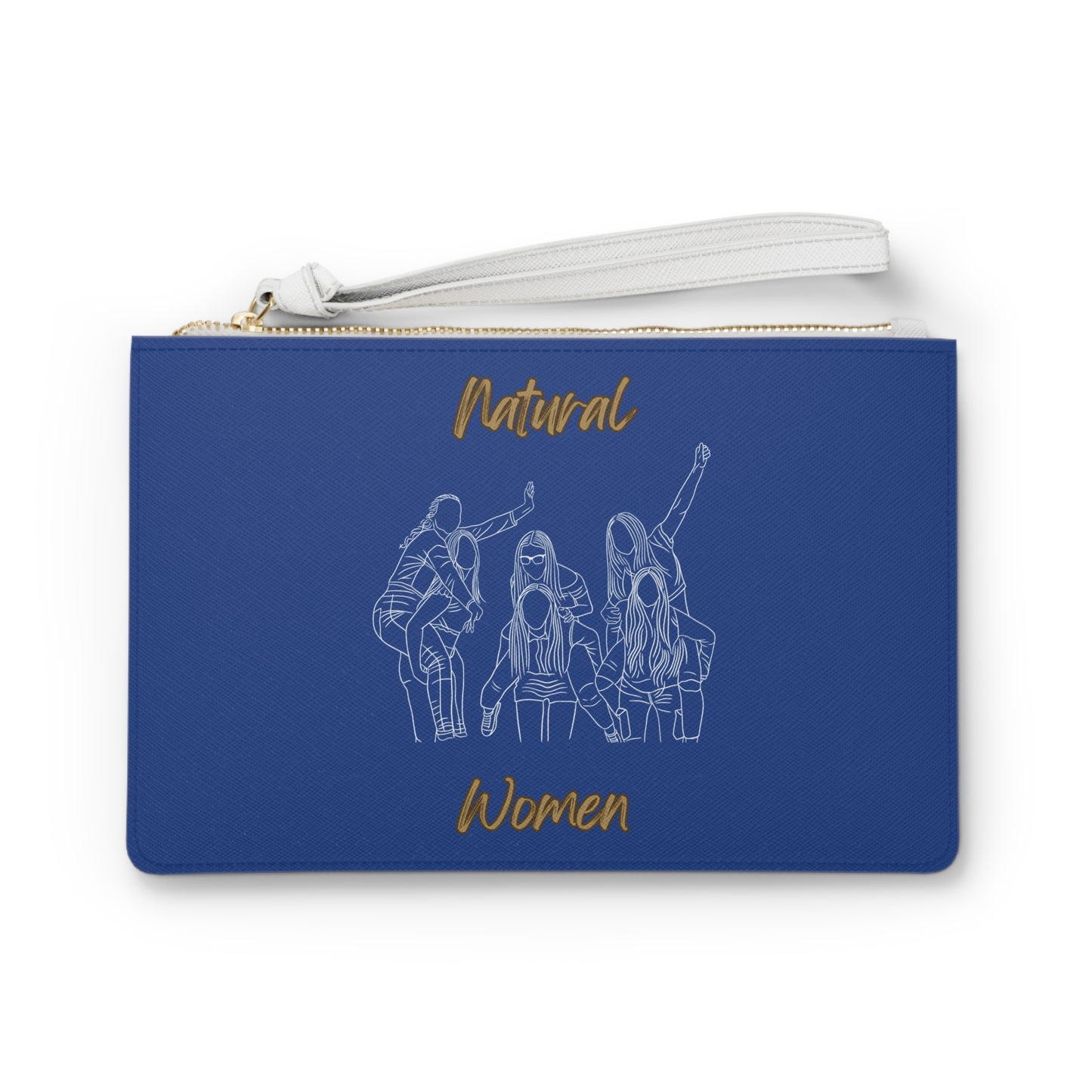 Natural Woman Piggy Back (WL) Clutch Bag DARK BLUE