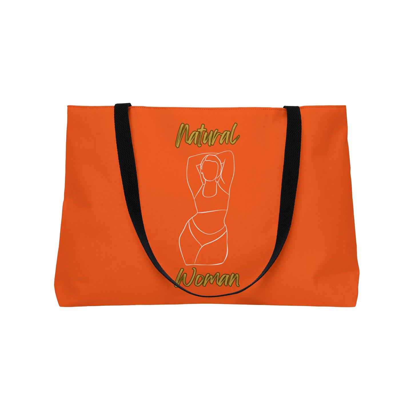 Natural Woman I Love Me (WL) Weekender Tote Bag ORANGE