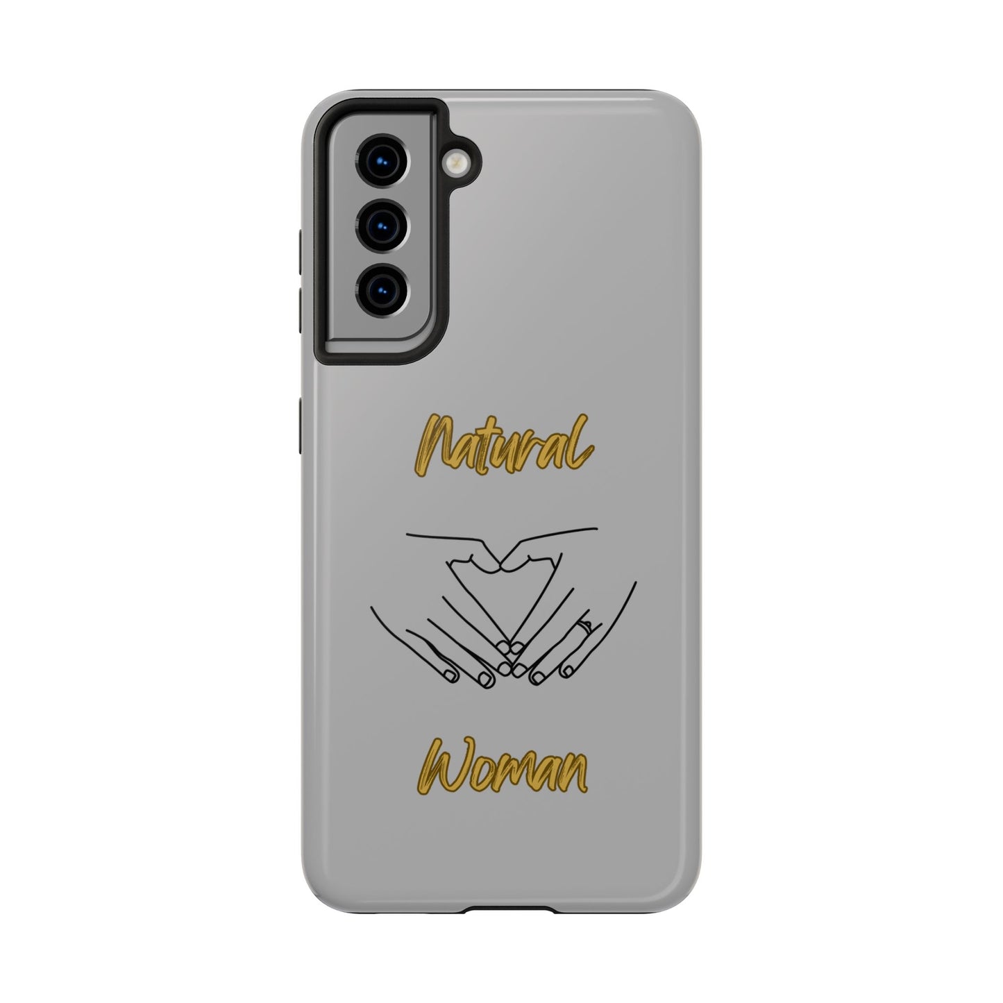 Natural Woman I Love You (BL)Tough Phone Cases LIGHT GREY