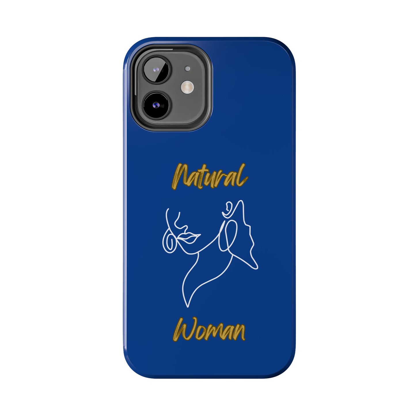 Natural Woman Lips (WL)Tough Phone Cases DARK BLUE