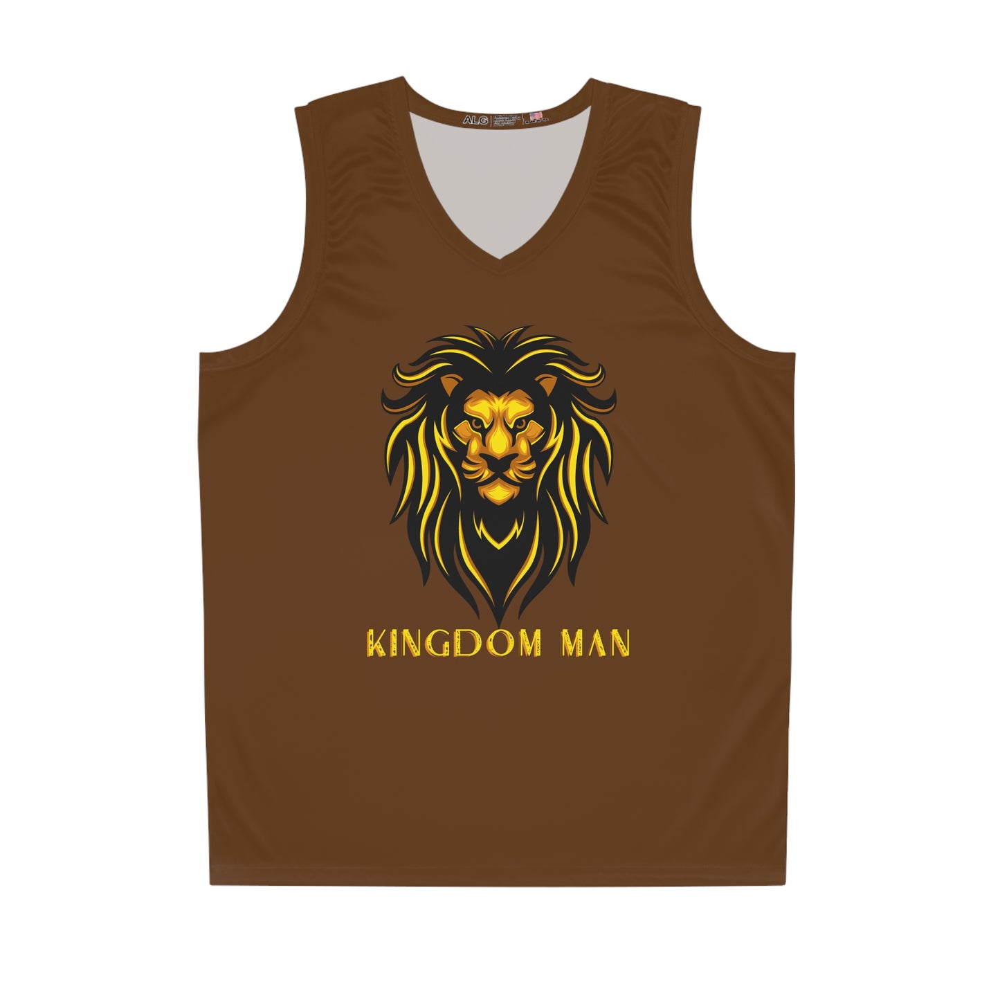 Kingdom Man (Gold) Basketball Jersey BROWN