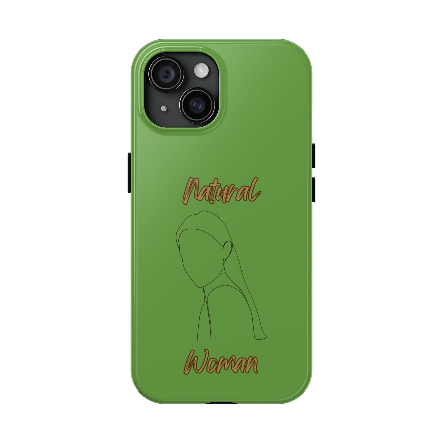 Natural Woman Tilted Look (BL) Tough Phone Cases GREEN
