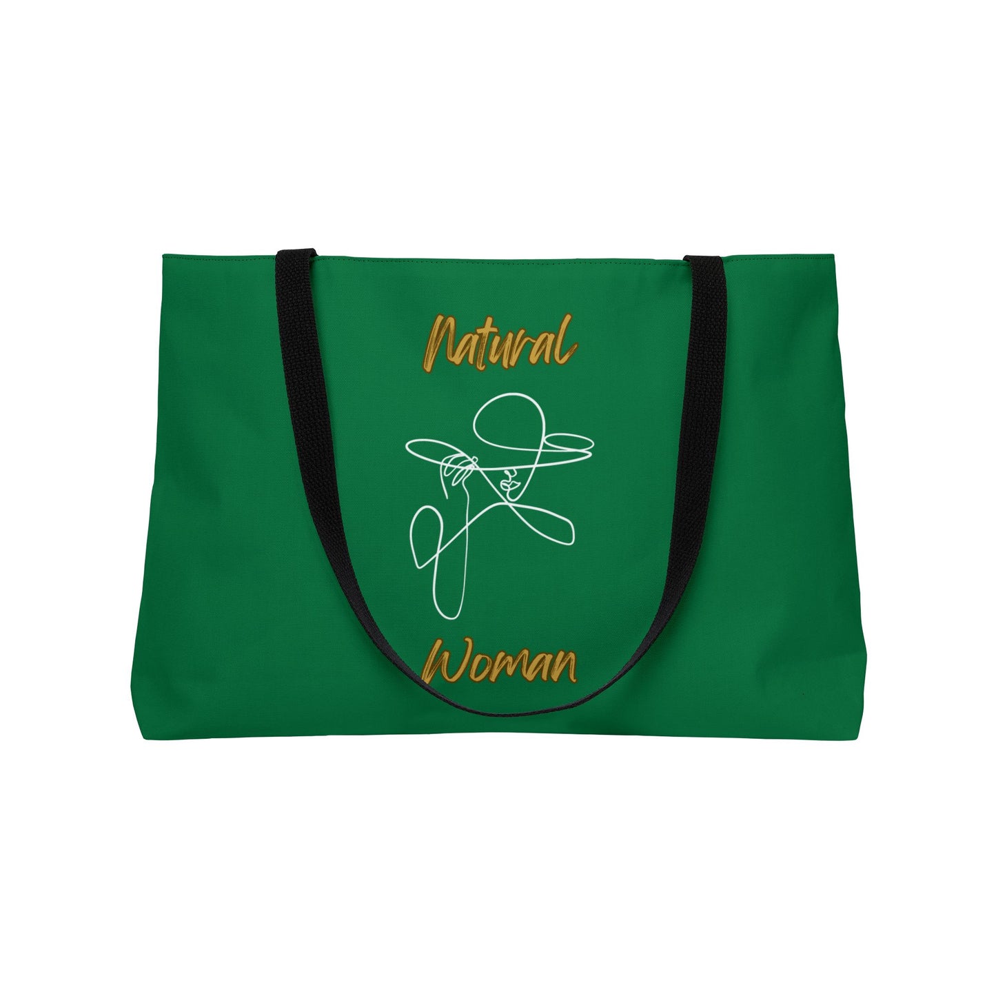Natural Woman An Original (WL) Weekender Tote Bag DARK GREEN