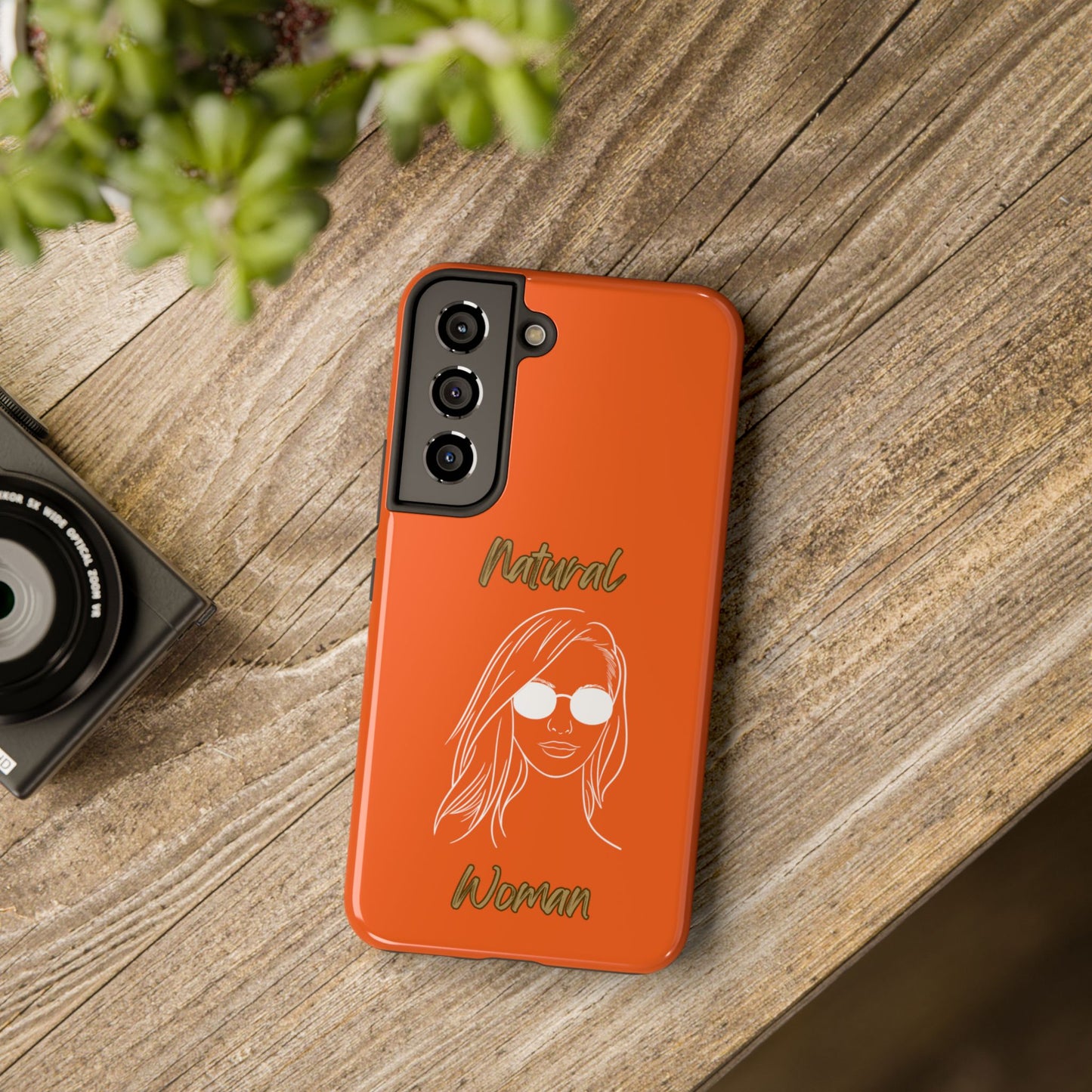 Natural Woman Shades (WL)Tough Phone Cases ORANGE