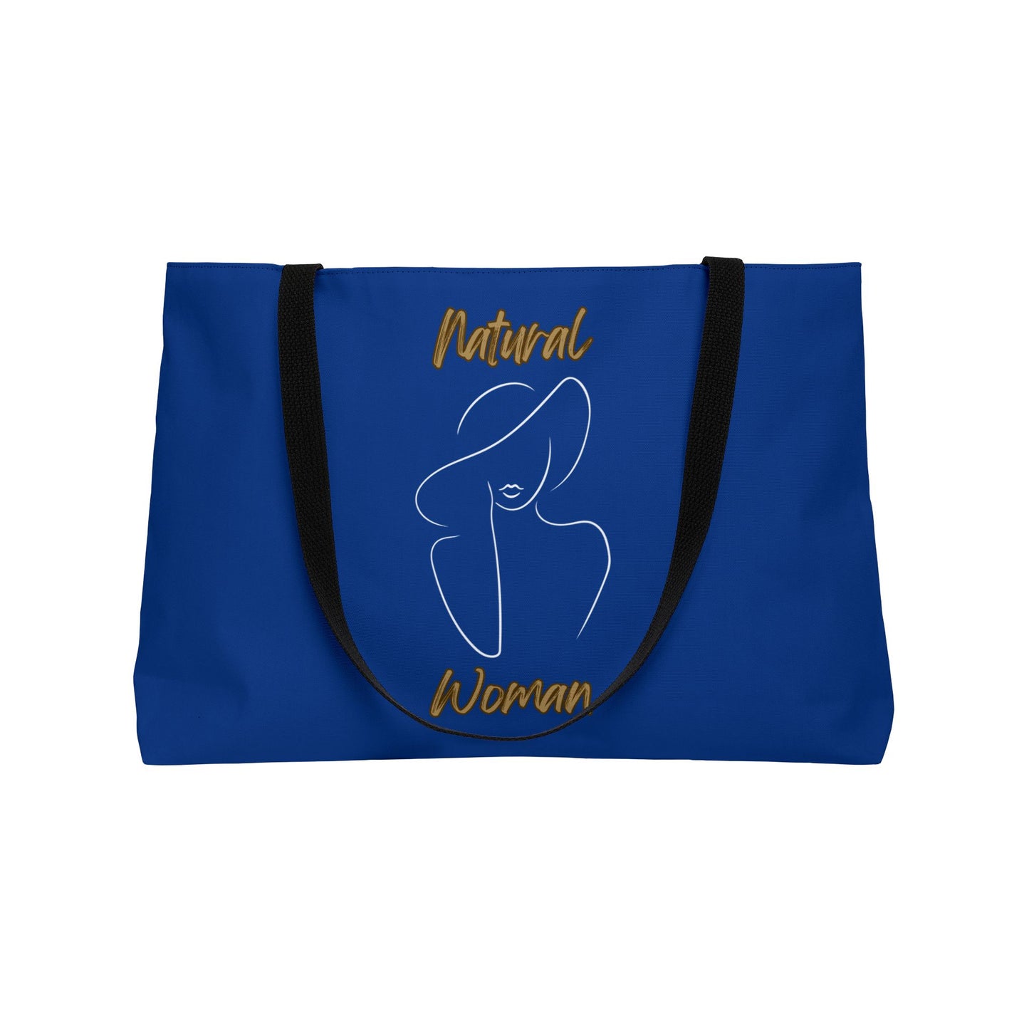 Natural Woman Sun Hat (WL) Weekender Tote Bag DARK BLUE