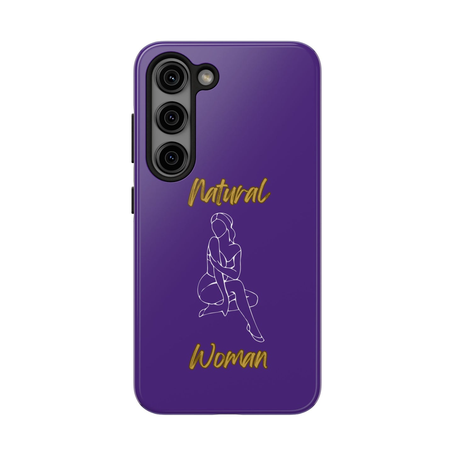 Natural Woman Shoulder Action (WL)Tough Phone Cases PURPLE