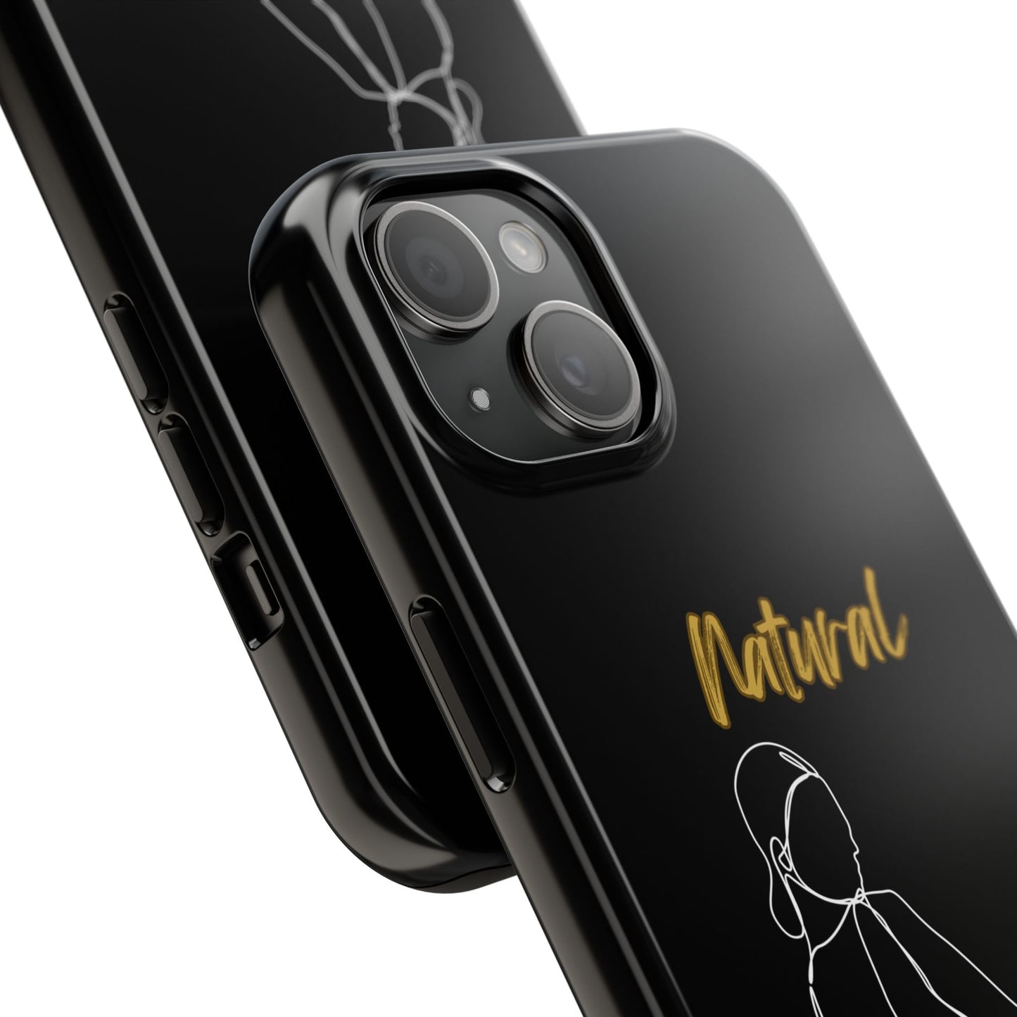 Natural Woman Hands Free (WL)Tough Phone Cases BLACK