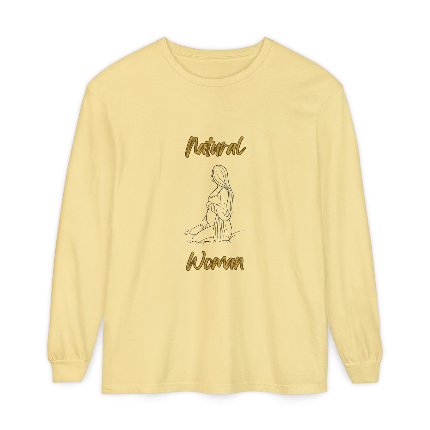 Natural Woman Expecting (BL) Long Sleeve T-Shirt