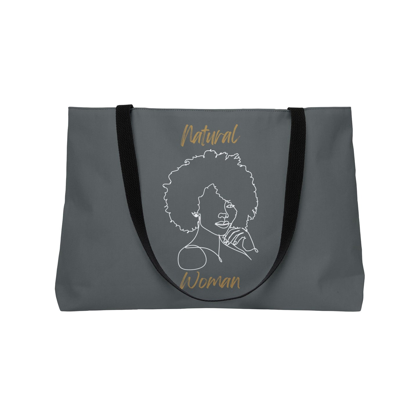 Natural Woman The Look (WL) Weekender Tote Bag DARK GREY