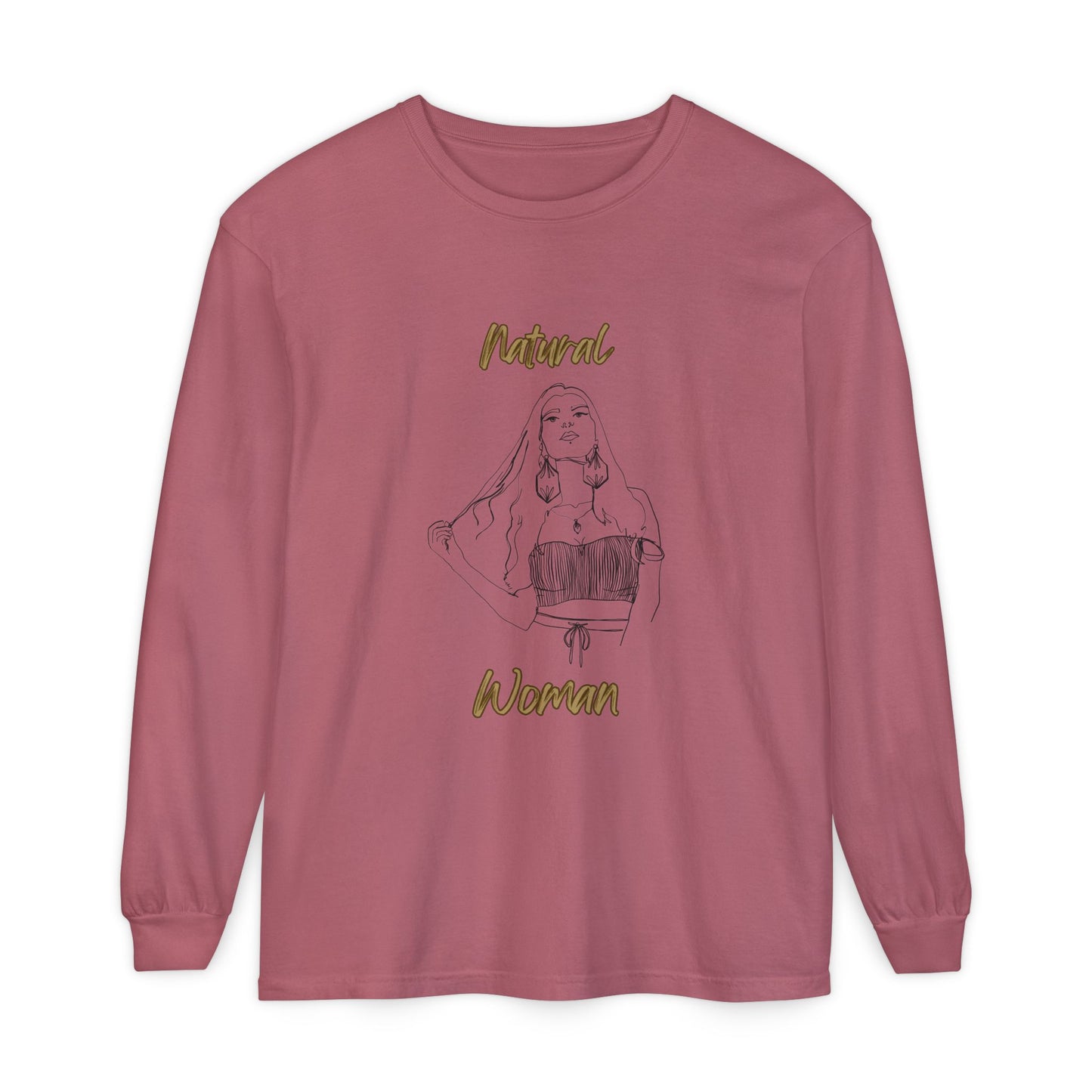 Natural Woman Thinking (BL) Long Sleeve T-Shirt