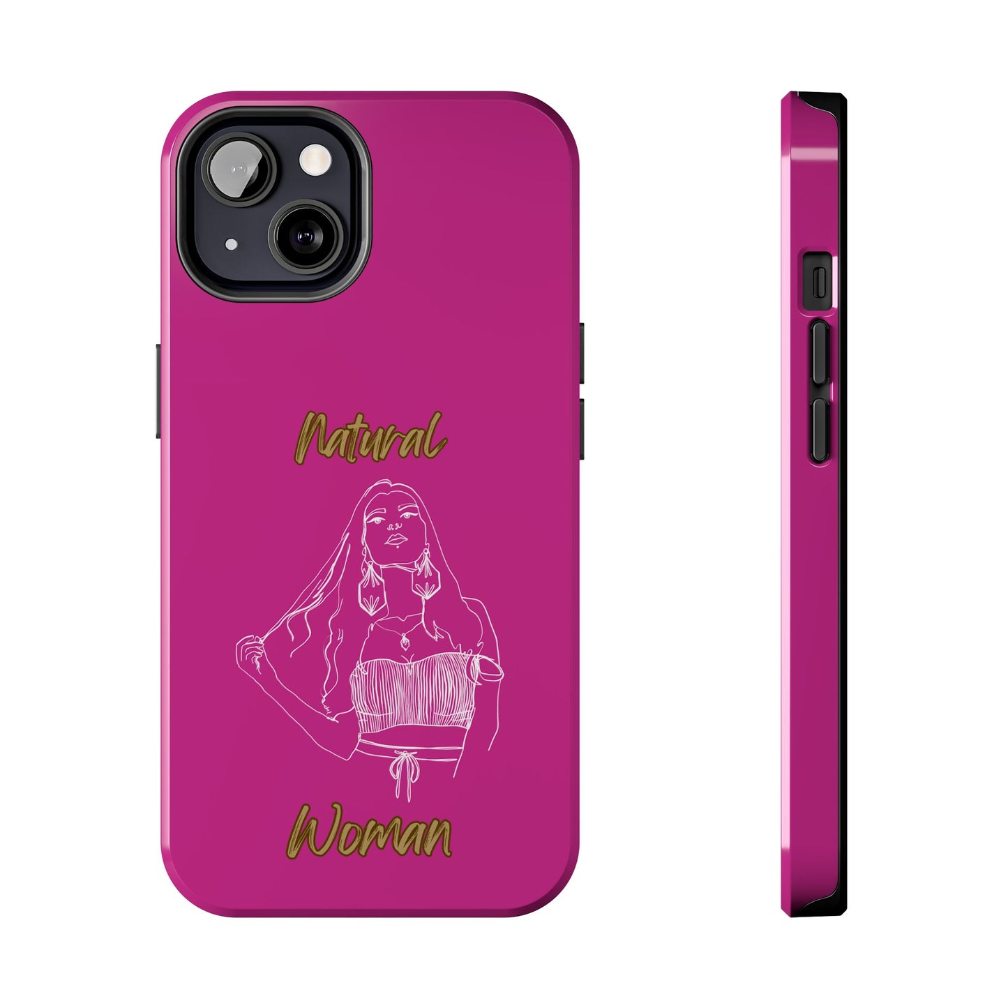 Natural Woman Thinking (WL)Tough Phone Cases PINK