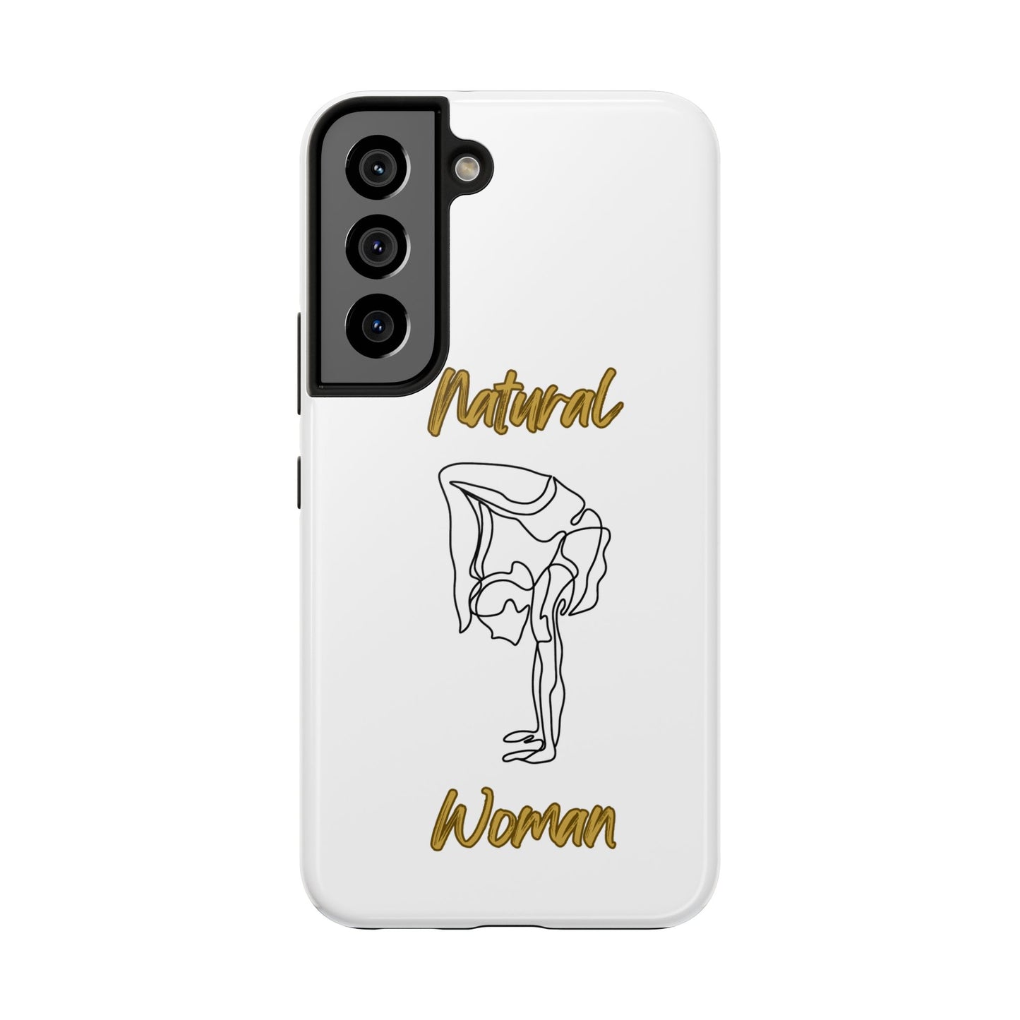 Natural Woman Flexible (BL)Tough Phone Cases WHITE