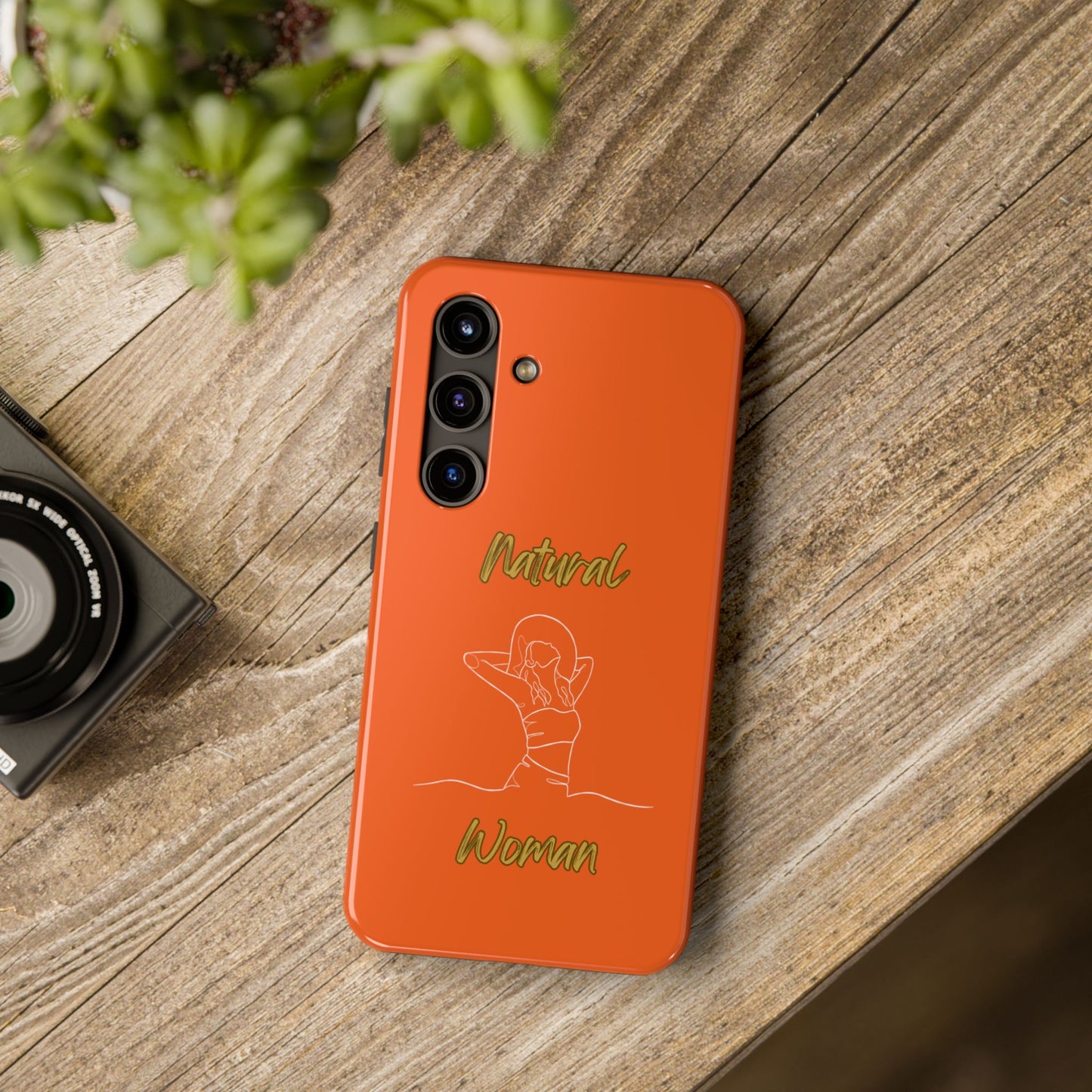 Natural Woman Sun Fun (WL)Tough Phone Cases ORANGE