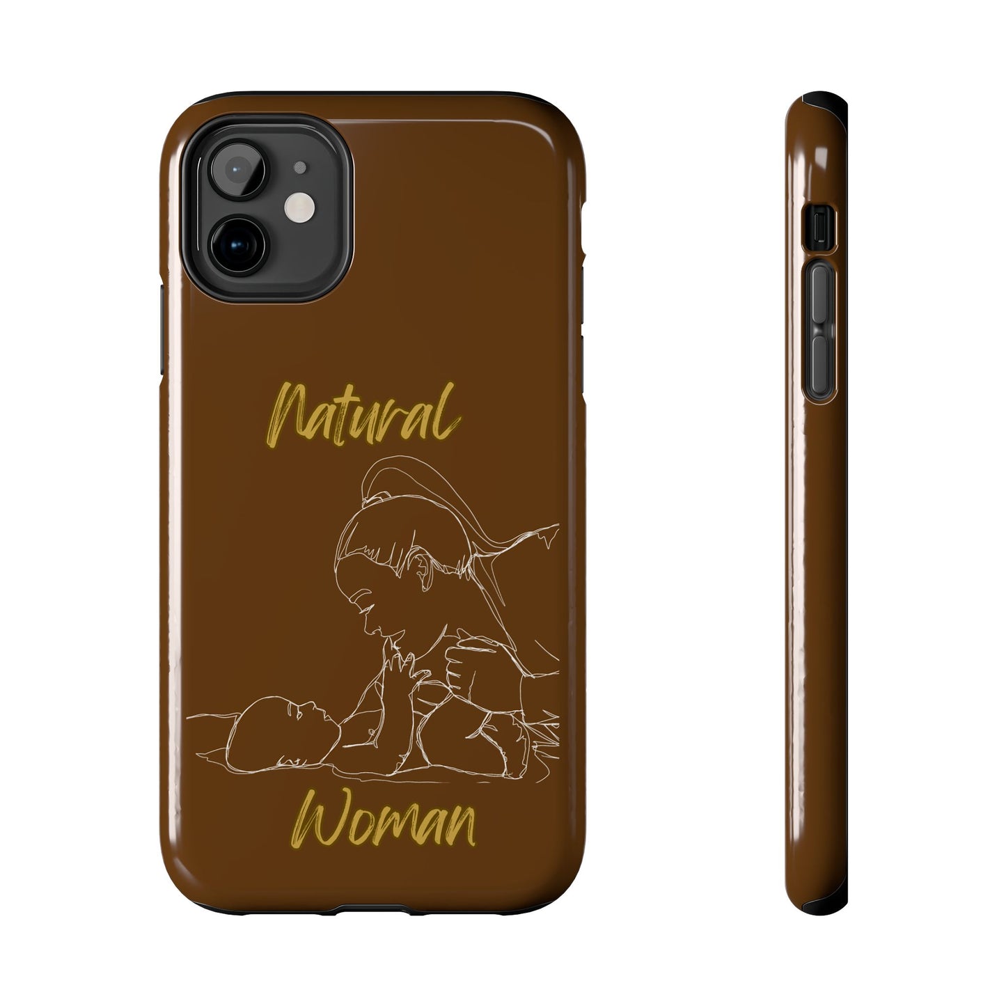 Natural Woman New Life (WL)Tough Phone Cases BROWN