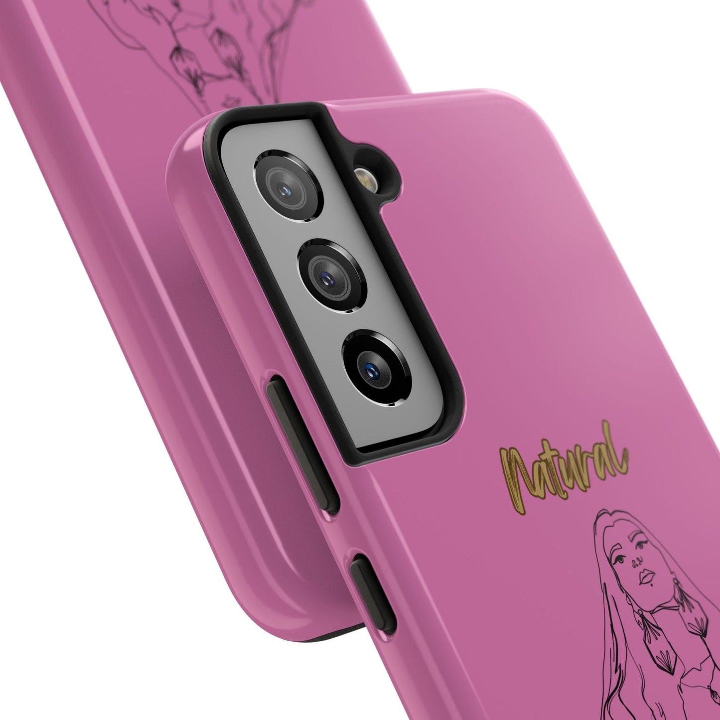 Natural Woman Thinking (BL)Tough Phone Cases LIGHT PINK