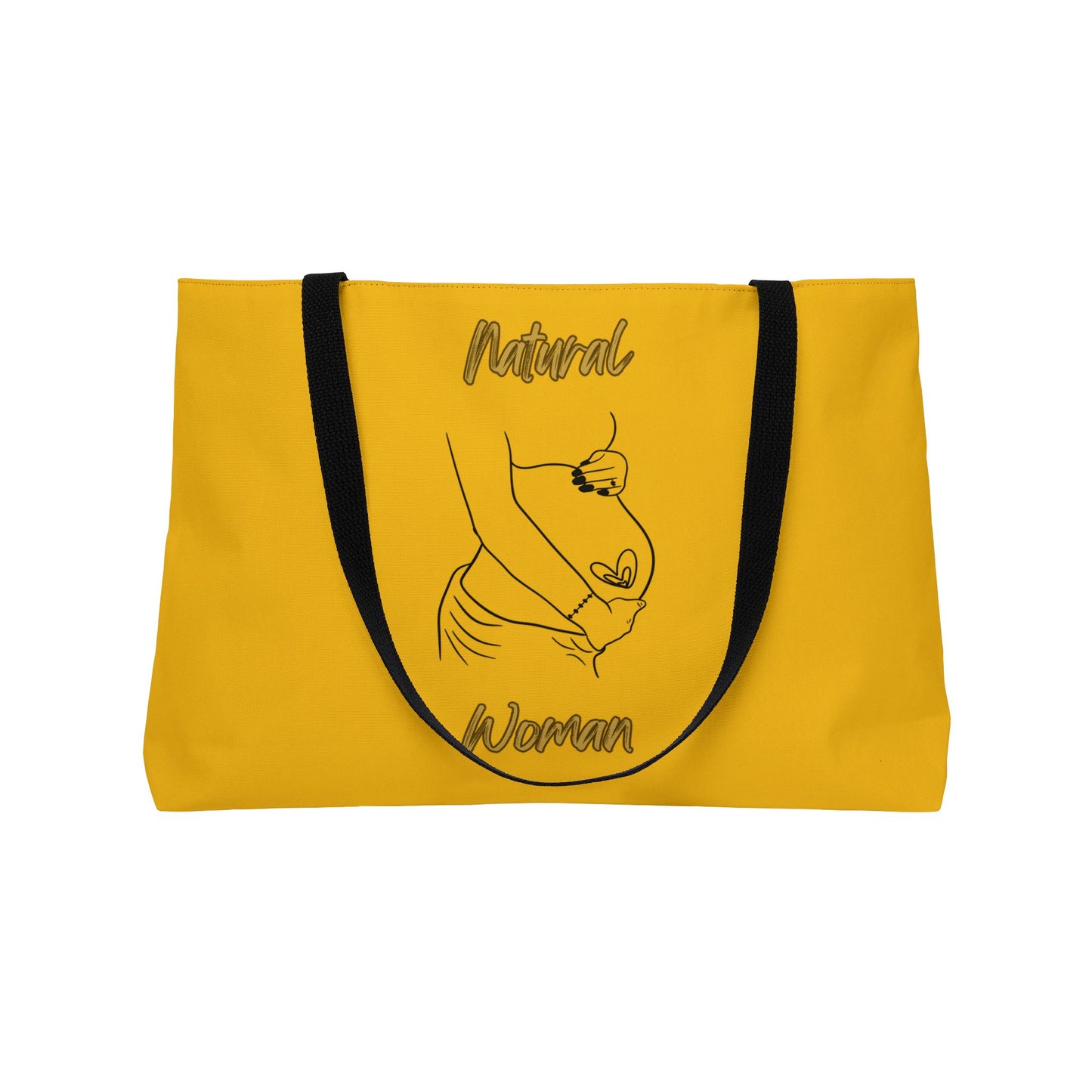 Natural Woman Loved In & Out (BL) Weekender Tote Bag YELLOW