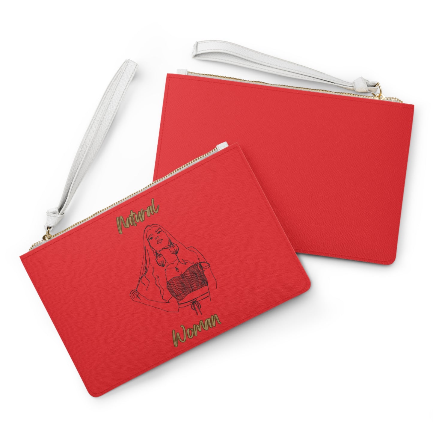 Natural Woman Thinking (BL) Clutch Bag RED