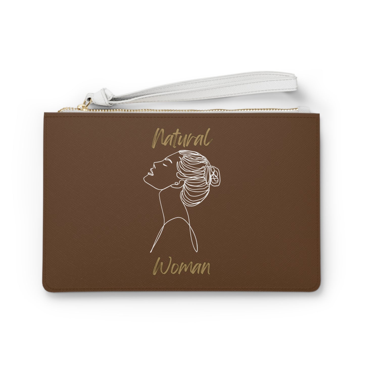Natural Woman Wet Bun (WL) Clutch Bag BROWN