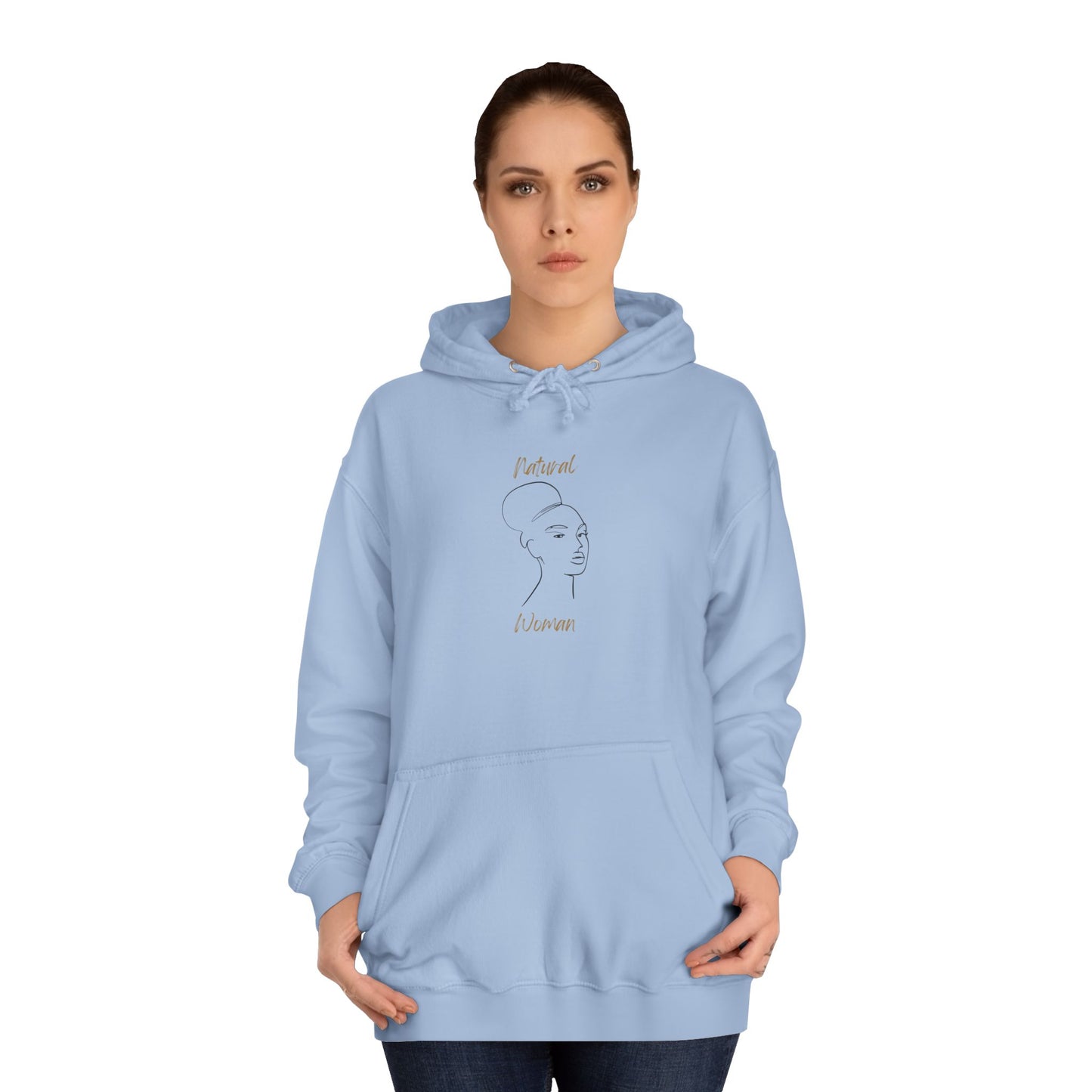 Natural Woman Hair Up (BL) Hoodie