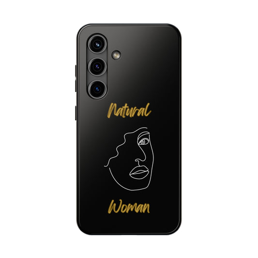 Natural Woman Peekaboo (WL)Tough Phone Cases BLACK