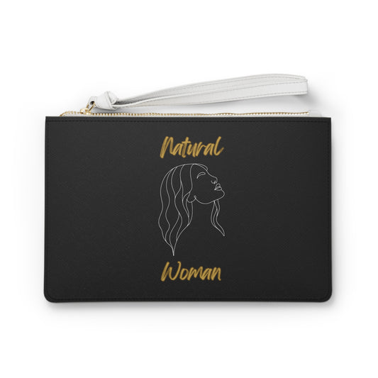Natural Woman Breeze On Face (WL) Clutch Bag BLACK