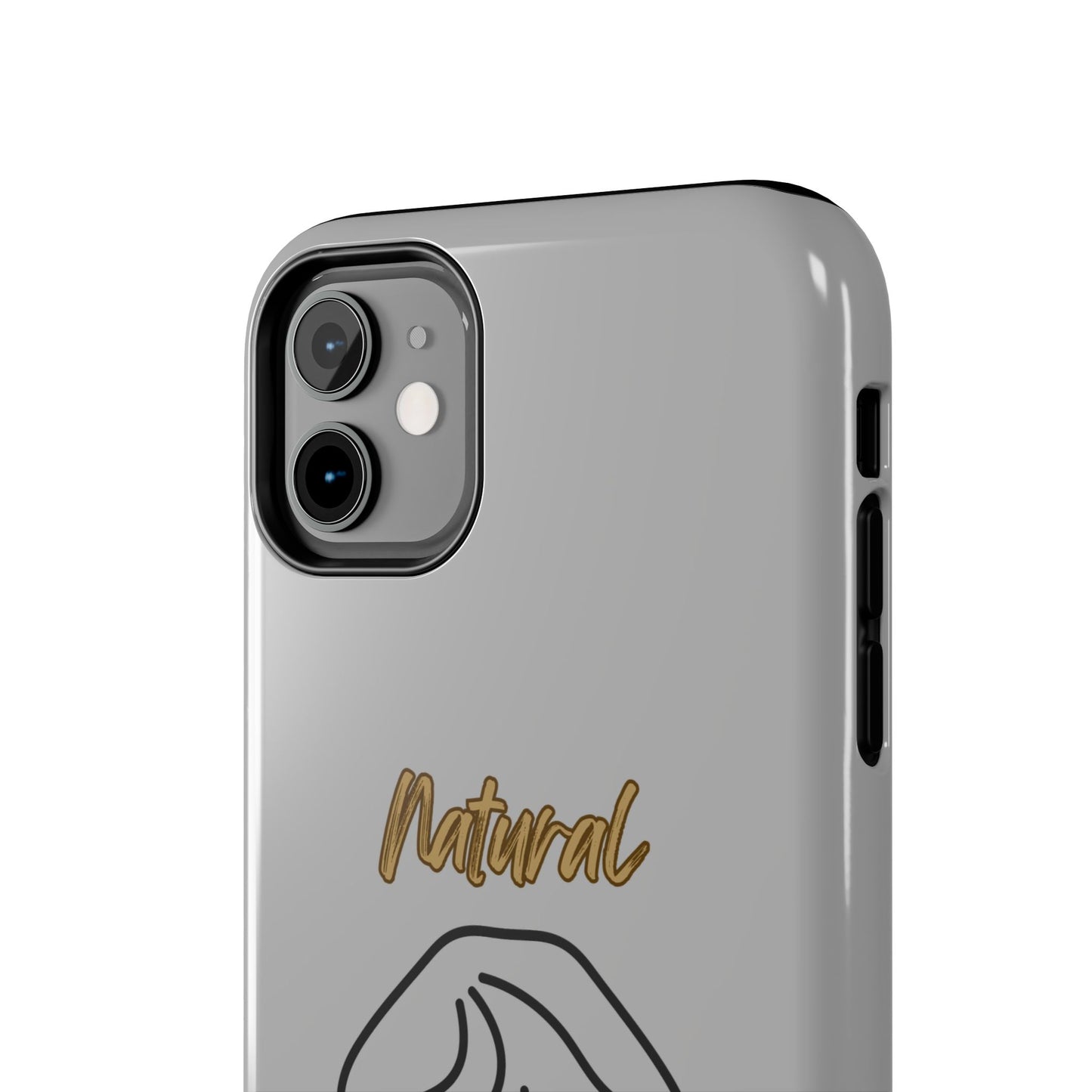 Natural Woman Modest (BL)Tough Phone Cases LIGHT GREY