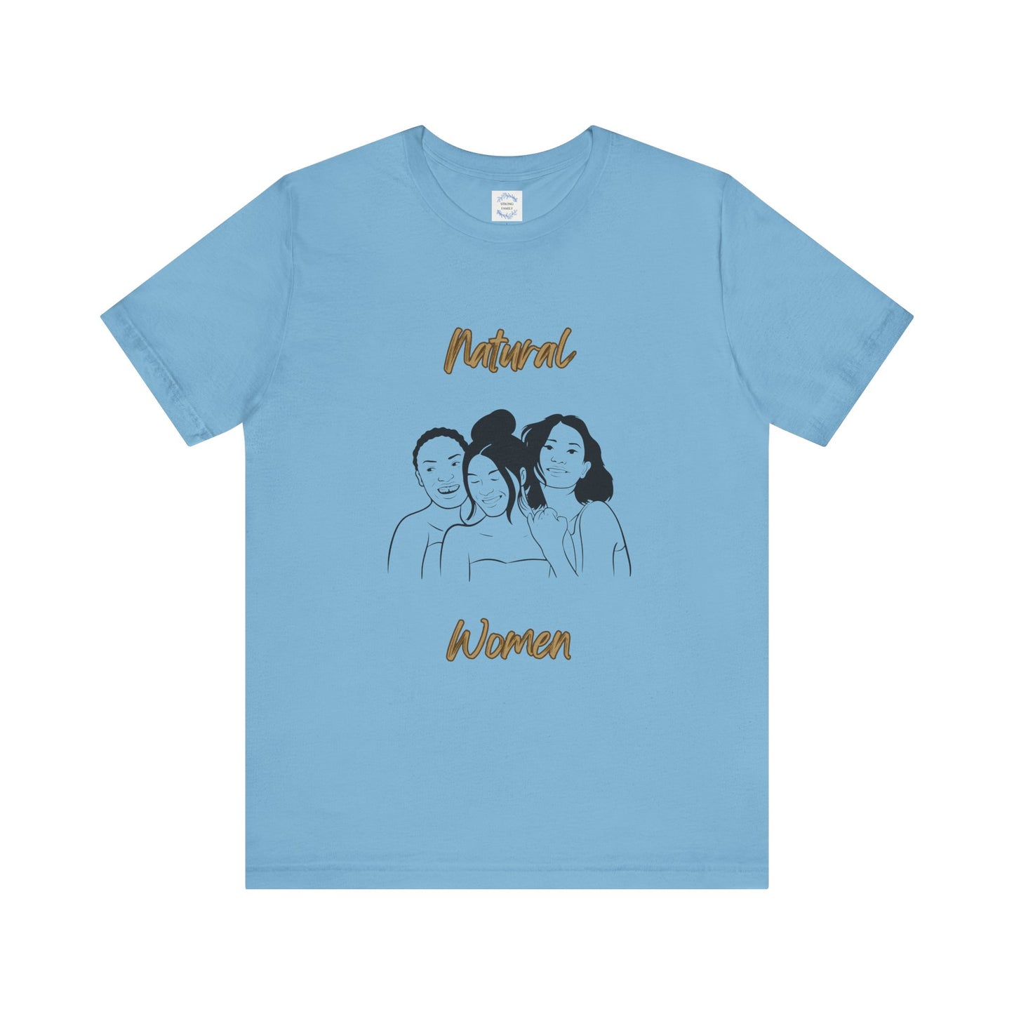 Natural Woman Laughing Friends (BL) Short Sleeve T-Shirt