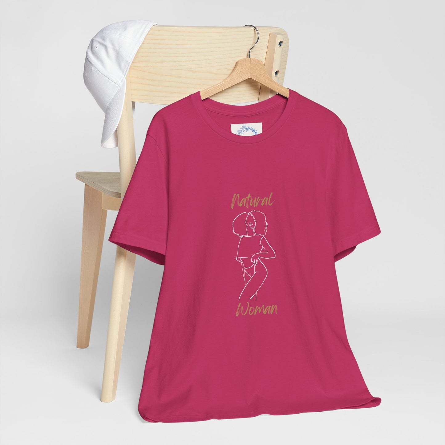 Natural Woman Pose (WL) Short Sleeve T-Shirt EXPRESS DELIVERY