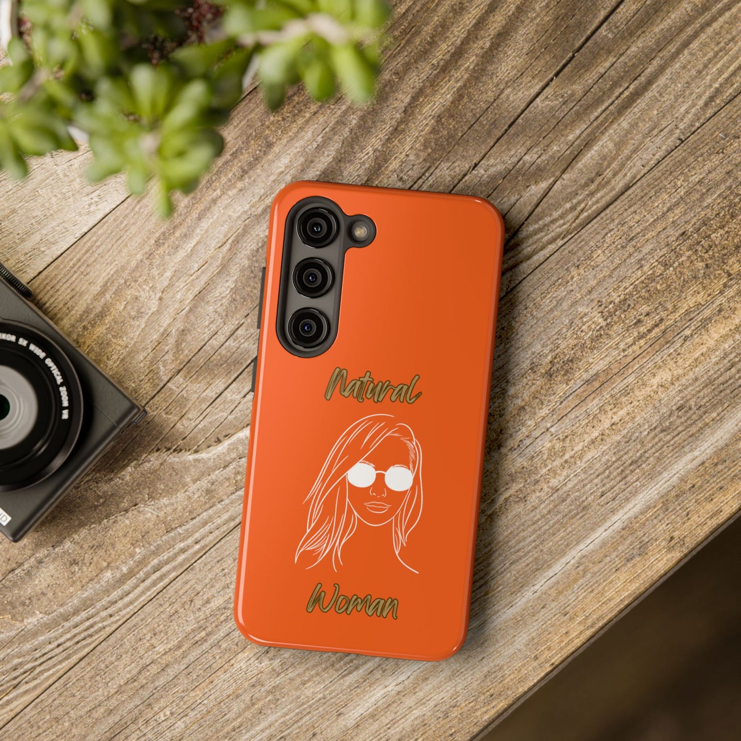 Natural Woman Shades (WL)Tough Phone Cases ORANGE