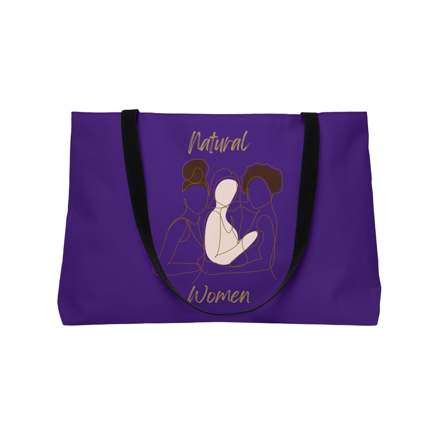 Natural Women Friends (BL) Weekender Tote Bag PURPLE
