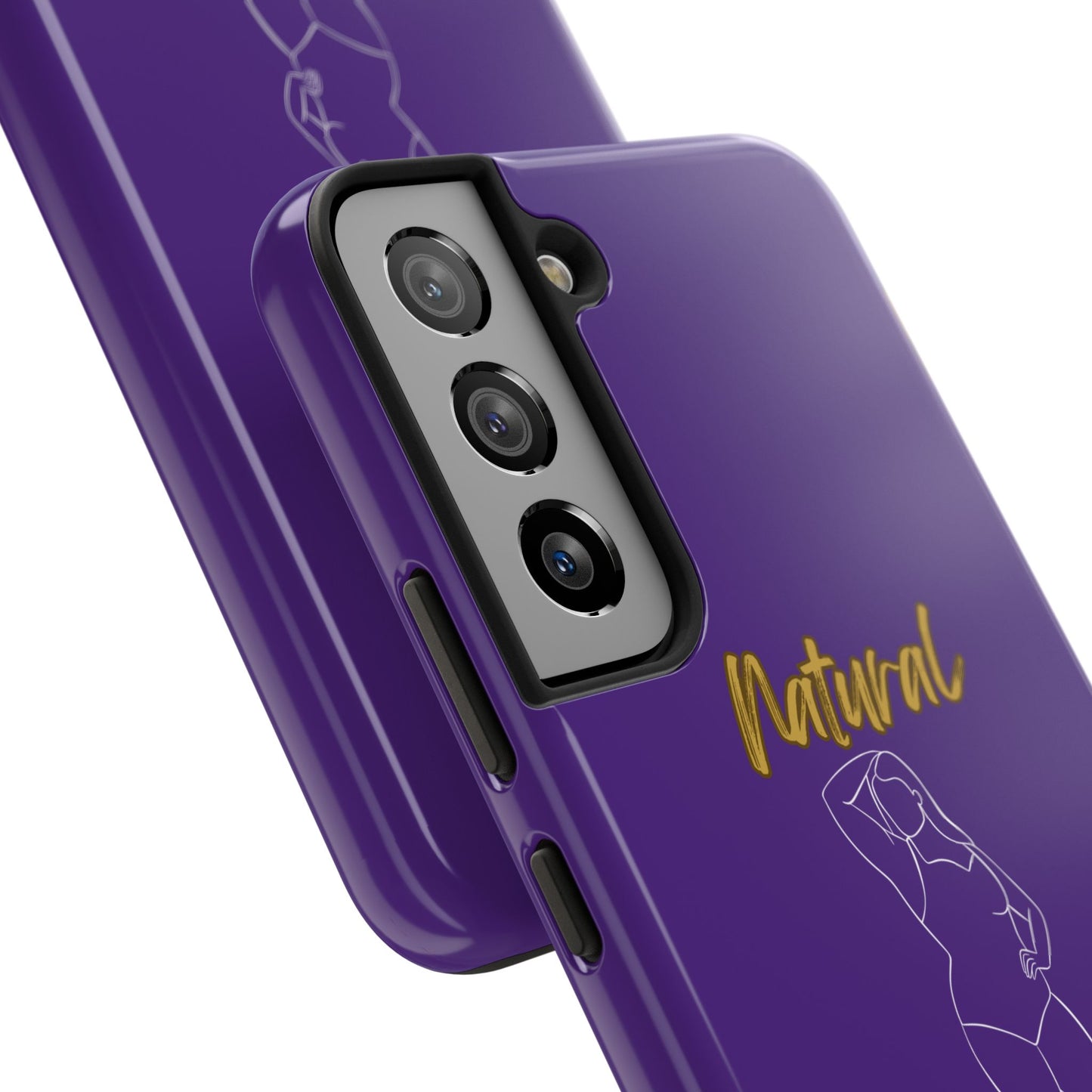 Natural Woman Looking Good (WL)Tough Phone Cases PURPLE