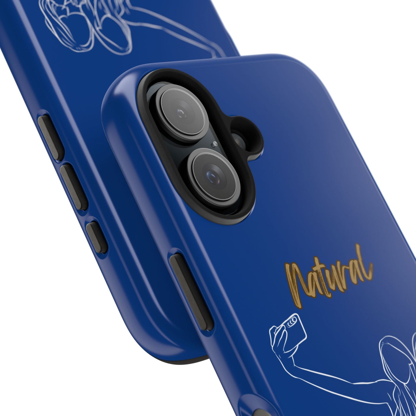 Natural Woman Friends Selfie (WL)Tough Phone Cases DARK BLUE