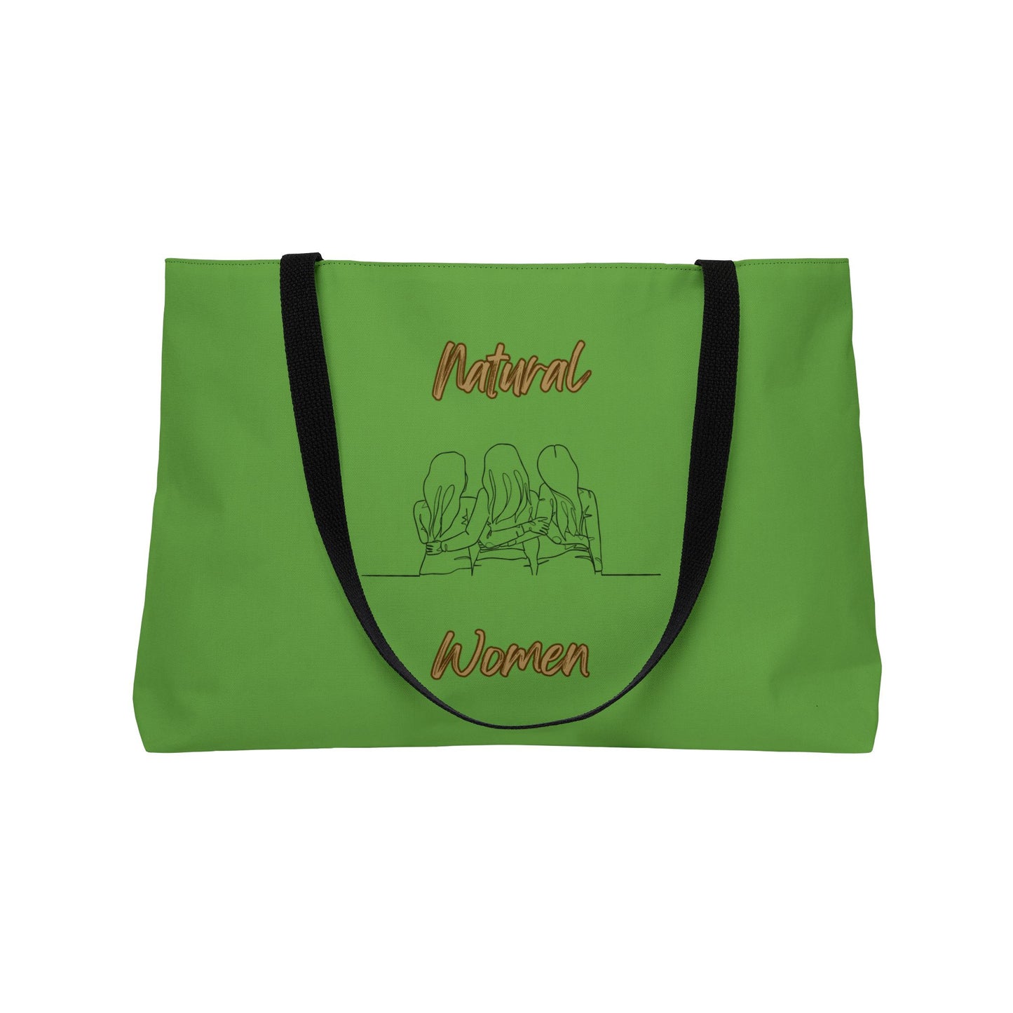Natural Woman Loving Friends (BL) Weekender Tote Bag GREEN