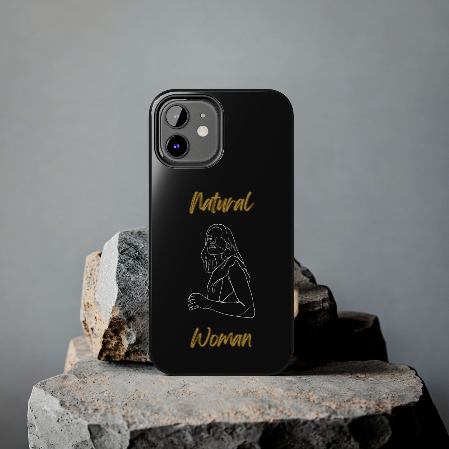 Natural Woman Care Free (WL)Tough Phone Cases BLACK