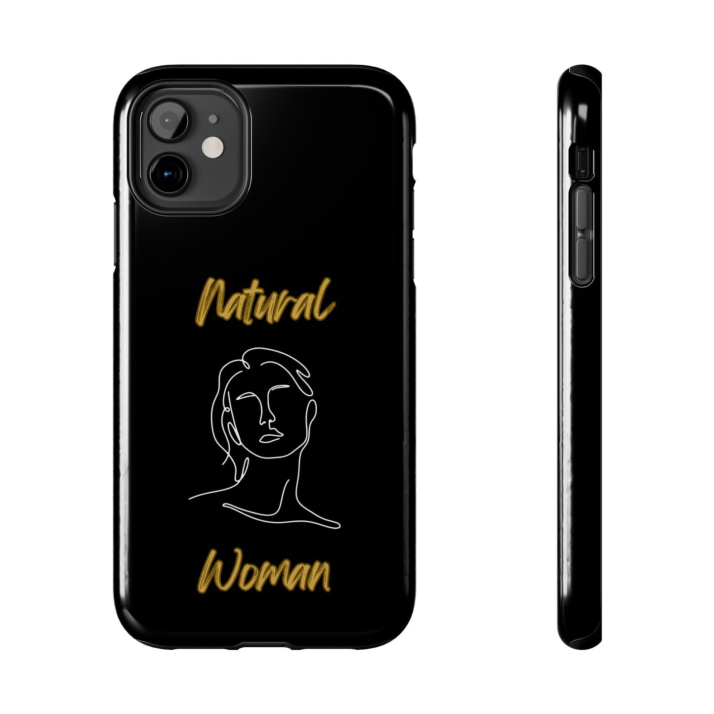 Natural Woman Hello (WL)Tough Phone Cases BLACK