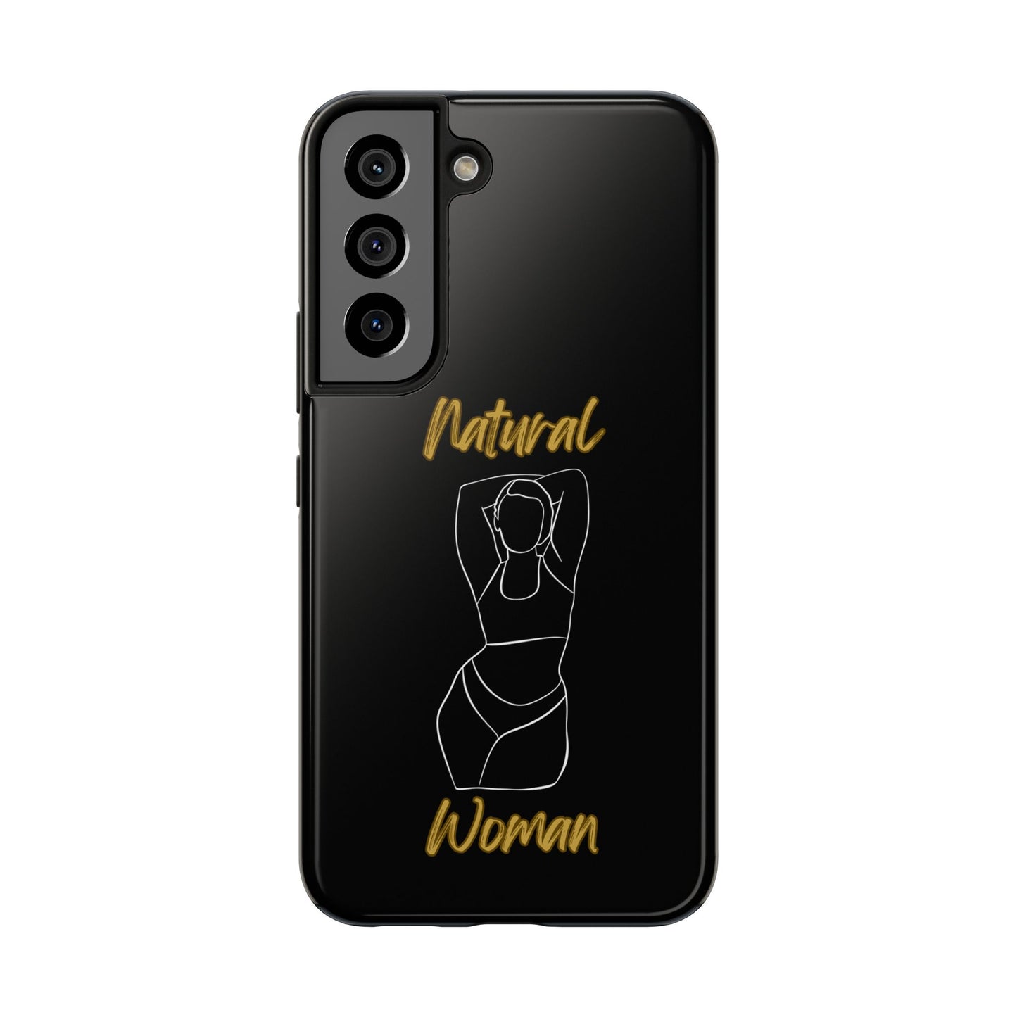 Natural Woman I Love Me (WL)Tough Phone Cases BLACK